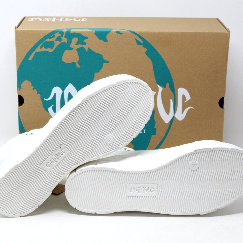 Mad Love Women's High Top Sneakers - White - Platform Sole - Size 9 - Picture 4 of 13